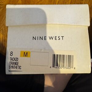 Nine West Orange Synthetic Footwear